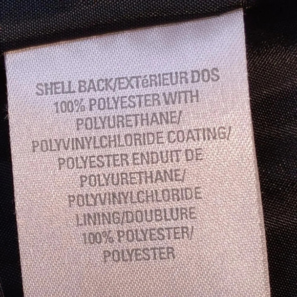 Tres You Vegan Faux Leather Tailored 2  Pocket Lined Moto Jacket in Size Large - Picture 4 of 9